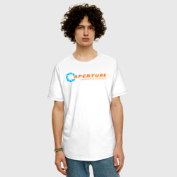 Мужская футболка хлопок Oversize Aperture Laboratorie - фото 2