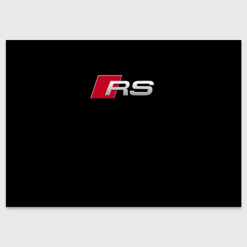 Поздравительная открытка Audi RS Ауди РС +спина