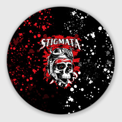 Круглый коврик для мышки Stigmata Стигмата