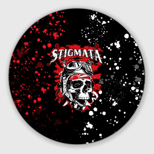 Круглый коврик для мышки Stigmata Стигмата