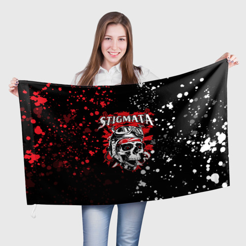 Флаг 3D Stigmata Стигмата