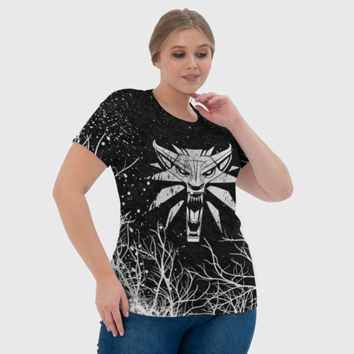 Женская футболка 3D с принтом ВЕДЬМАК | THE WITCHER | ГЕРАЛЬТ, фото #4
