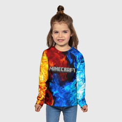 Детский лонгслив 3D Minecraft Майнкрафт - фото 2