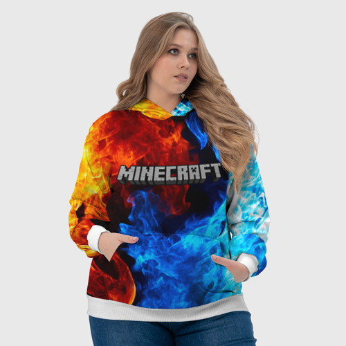 Женская толстовка 3D Minecraft Майнкрафт, цвет 3D печать - фото 6