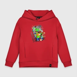 Детское худи Oversize хлопок Minecraft