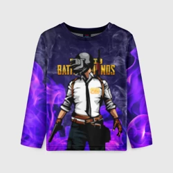 Детский лонгслив 3D PUBG
