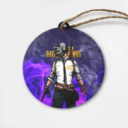 Деревянная игрушка круг PUBG