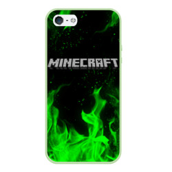 Чехол для iPhone 5/5S матовый Minecraft Майнкрафт