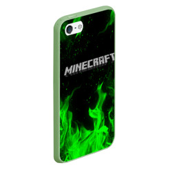 Чехол для iPhone 5/5S матовый Minecraft Майнкрафт - фото 2
