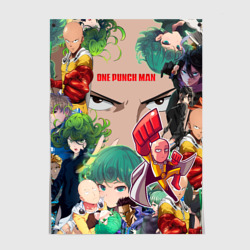 Постер Персонажи аниме Ванпанчмен