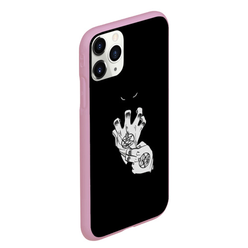 Чехол для iPhone 11 Pro Max матовый Выжигющий Искру, цвет розовый - фото 3