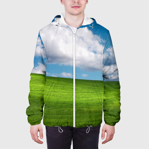 Мужская куртка 3D Заставка Windows, цвет 3D печать - фото 4