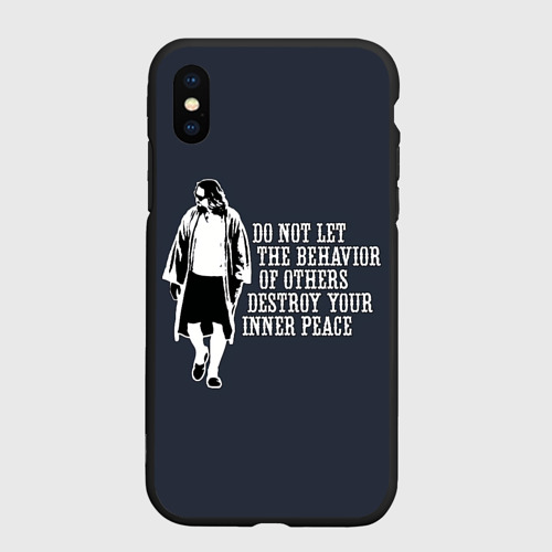 Чехол для iPhone XS Max матовый The Big Lebowski Фото 01 Чехол для iPhone XS Max матовый The Big Lebowski Фото 01