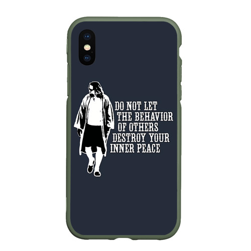 Чехол для iPhone XS Max матовый The Big Lebowski Фото 01 Чехол для iPhone XS Max матовый The Big Lebowski Фото 01