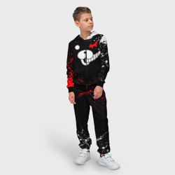 Детский костюм 3D Monokuma краснобелые брызги - фото 2