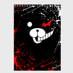 Скетчбук Monokuma краснобелые брызги