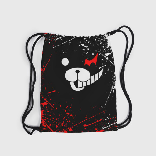 Рюкзак-мешок 3D Monokuma краснобелые брызги - фото 6