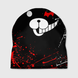 Шапка 3D Monokuma краснобелые брызги