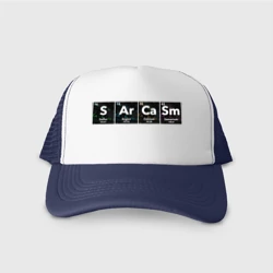 Кепка тракер с сеткой Сарказм