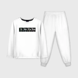 Детская пижама с лонгсливом хлопок Сарказм