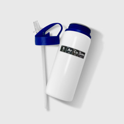 Бутылка для воды с трубочкой Сарказм - фото 2