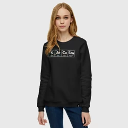 Женский свитшот хлопок Сарказм - фото 2