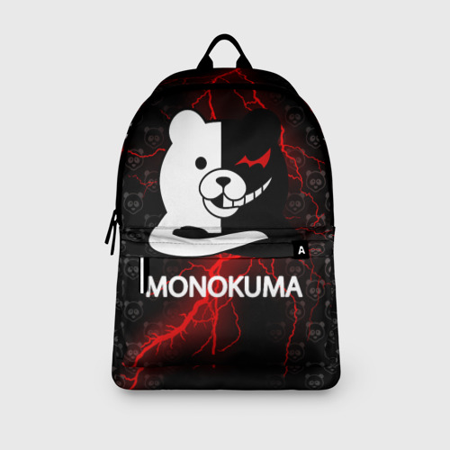 Рюкзак 3D Монокума с красной молнией - фото 4