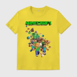 Мужская футболка хлопок Minecraft