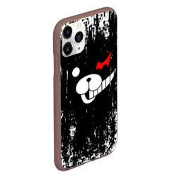 Чехол для iPhone 11 Pro матовый Монокума черная мазня - фото 2