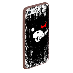 Чехол для iPhone 5/5S матовый Монокума черная мазня - фото 2