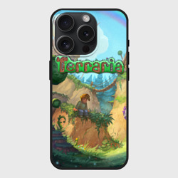 Чехол силиконовый для Apple iPhone 15 Pro матовый Terraria