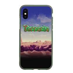 Чехол для iPhone XS Max матовый World Terraria 