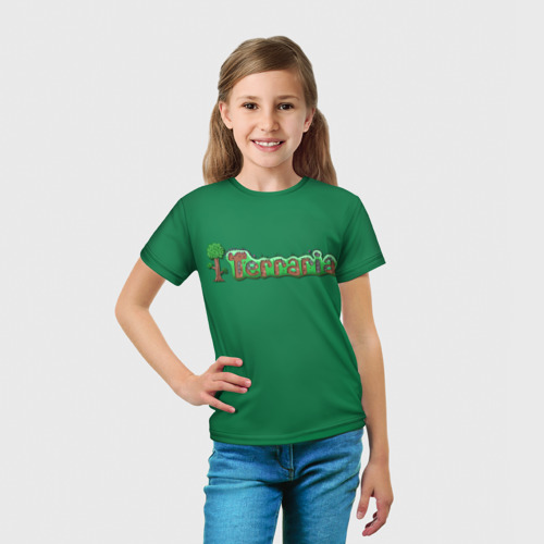 Детская футболка 3D Terraria, цвет 3D печать - фото 5