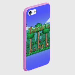 Чехол для iPhone 5/5S матовый Terraria forest - фото 2