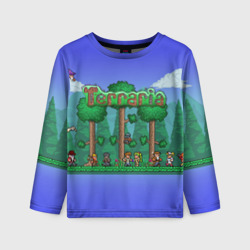 Детский лонгслив 3D Terraria forest