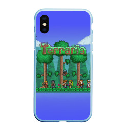Чехол для iPhone XS Max матовый Terraria forest
