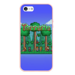Чехол для iPhone 5/5S матовый Terraria forest