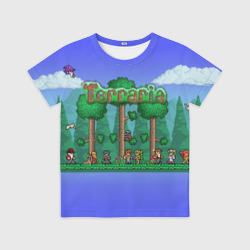 Детская футболка 3D Terraria forest