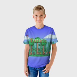 Детская футболка 3D Terraria forest - фото 2