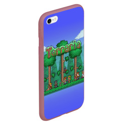 Чехол для iPhone 6/6S матовый Terraria forest - фото 2