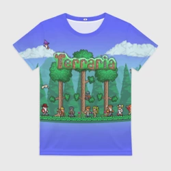 Женская футболка 3D Terraria forest