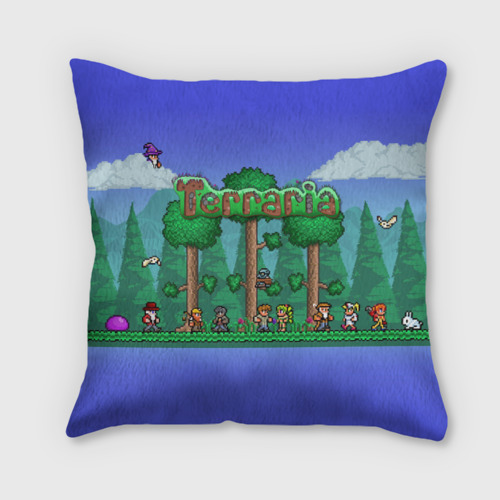 Подушка 3D Terraria forest