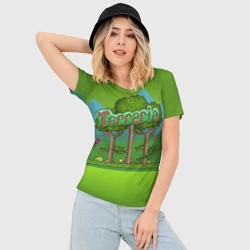 Женская футболка 3D Slim Terraria - фото 2