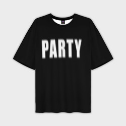 Мужская футболка oversize 3D Party hard