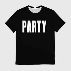 Мужская футболка 3D Party hard
