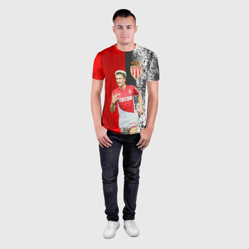 Мужская футболка 3D Slim Головин, цвет 3D печать - фото 4