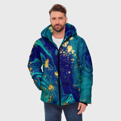 Мужская зимняя куртка 3D Краски - фото 2