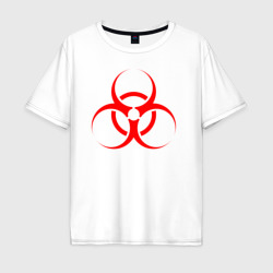 Мужская футболка хлопок Oversize Biohazard