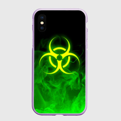Чехол для iPhone XS Max матовый Biohazard