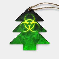 Игрушка деревянная Ёлочка Biohazard